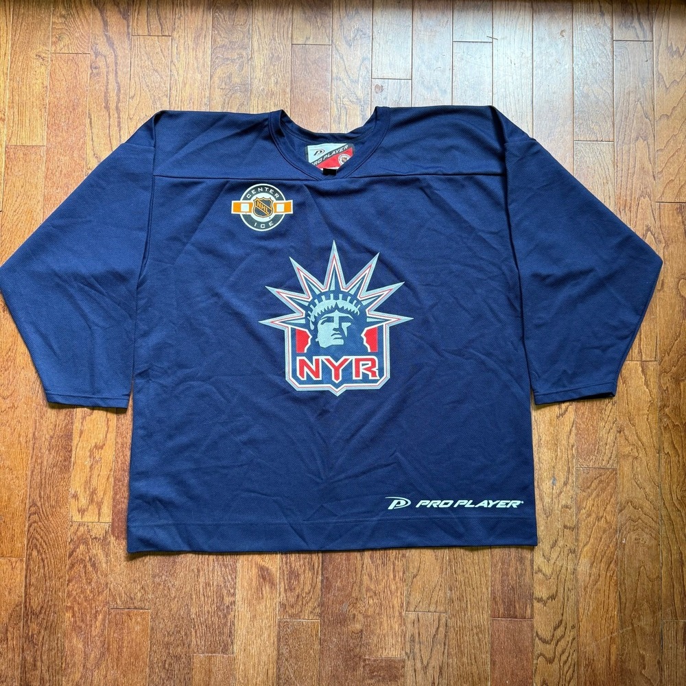 Vintage 90s New York Rangers Liberty Head Jersey 2XL Pro Player Center Ice